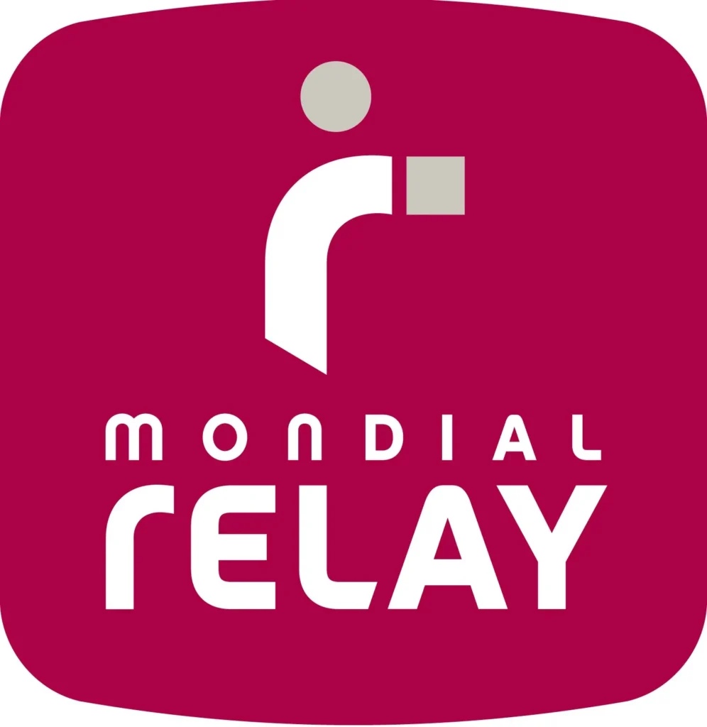 Logo Mondial Relay, transporteur proposant la livraison d'épices en point relais.